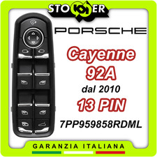 Pulsantiera Alzacristalli Interruttori Specchietti PORSCHE Cayenne 92A 13 PIN