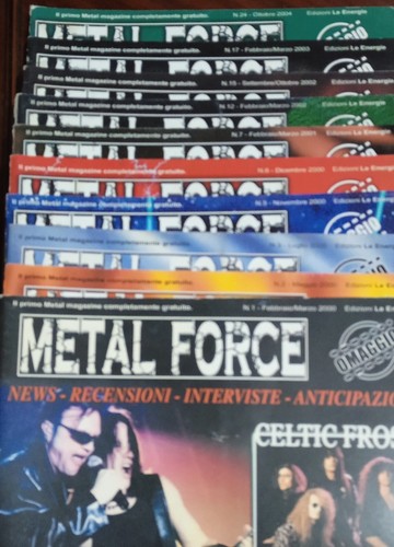 Metal force italia numeri - 10,