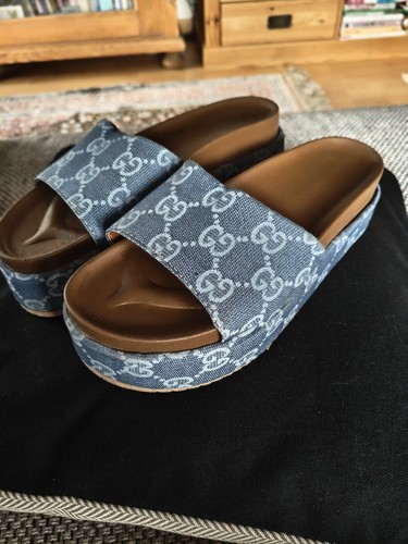 Sandali gucci canvas - gucci, gg