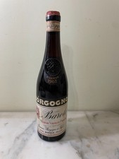 Rara Bottiglia Vino Barolo del