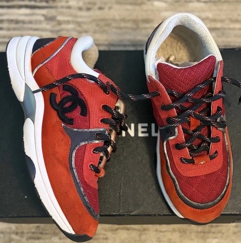 Chanel red runner uomo - red,