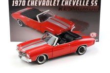 1:18 ACME 1970 Chevrolet Chevelle SS Cabrio Restomod rosso brillante/argento str