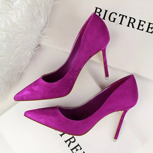 Decolte fucsia tacco cm - fucsia,