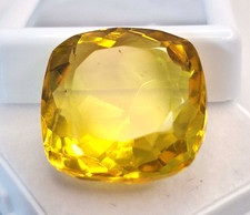 Topazio Giallo Taglio Cuscino