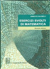 ESERCIZI SVOLTI DI MATEMATICA SALINELLI ERNESTO GIAPPICHELLI 2018  BROSSURA