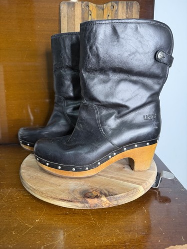 Ugg lynnea vera pelle nera - ugg,