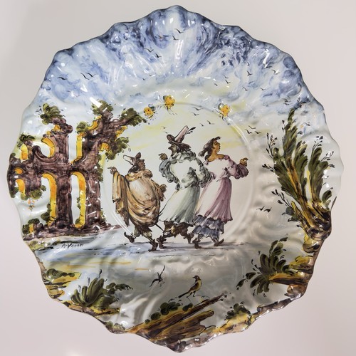 Grande piatto parata - grande, ceramica