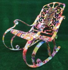 SEDIA A DONDOLO IN ALLUMINIO CUBICATO MOD. CLASSICO - DA ESTERNO, GIARDINO