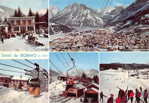 Cartolina bormio vedute - cartolina,
