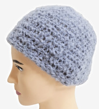 Cappello grigio alpaca mohair