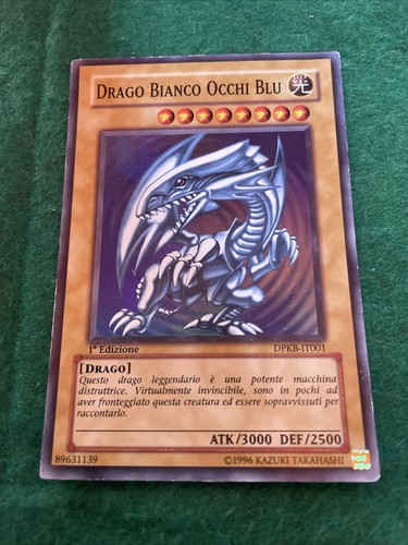 Drago bianco occhi - bianco, blu