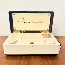 RADIO VINTAGE VEGA PERSONAL 422 A VALVOLE D’EPOCA 1955 RARA PANNA E CIOCCOLATO