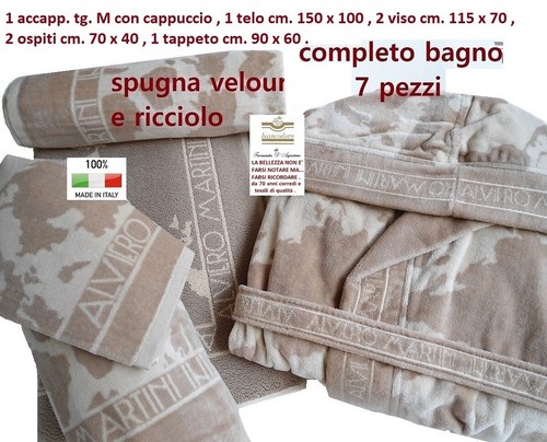 Completo set bagno - , spugne