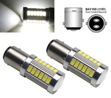 2x 1157 BAY15D DC 12V LED 33