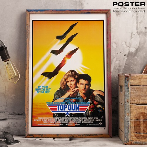 Poster locandina top gun - top,