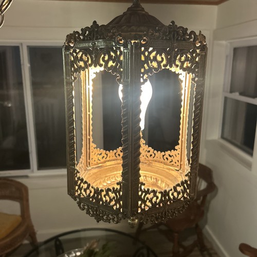 Lampada swag vintage - swag, mcm