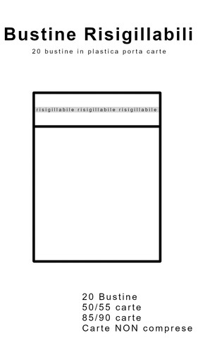 20x bustine plastica - plastica, per