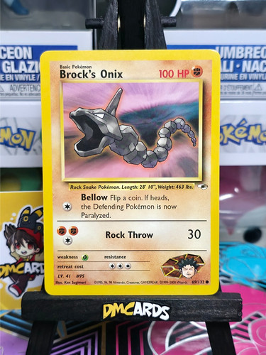 Pokemon brock onix 132 - 69/132, |