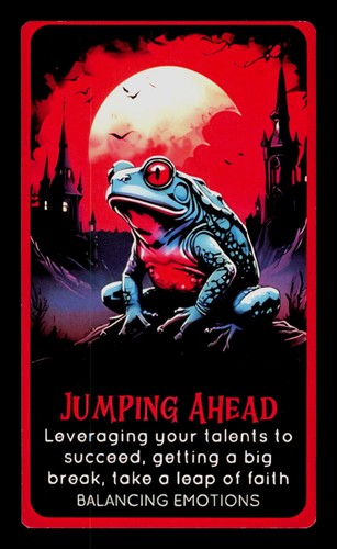 Carta oracolo jumping - carta, ahead