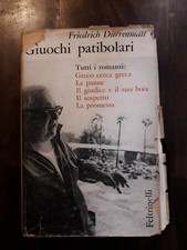 FRIEDERICH DURRENMATT, GIUOCHI