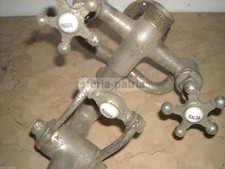 TECNICA_SANITARIA_BAGNO_COMPLESSA RUBINETTERIA_DA COLLEZIONE_D'EPOCA_ACQUA_DOCCE