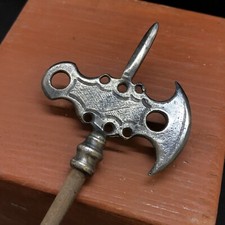 Lancia Alabarda Argento Legno Orientale Scena Presepe 43 Cm