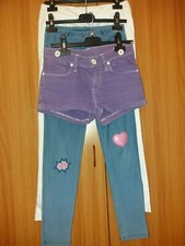 Pantalone Benetton bianco+leggins Calzedonia+Shorts Nolita tg 8-10 anni