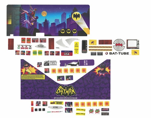 Set decalcomanie pinball
