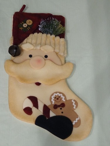 Calza natalizia vintage - , babbo