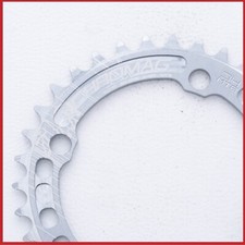 NOS CHROMAG CORONA 34t 104 VINTAGE MOUNTAIN BIKE 4 BRACCI SINGLESPEED GRIGIO GRIGIO