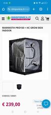 GROW BOX 120X120X200CM    ARMADIO COLTIVAZIONE INDOOR