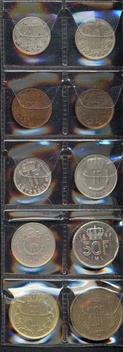 Belgio lotto monete - lotto, 10
