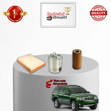 KIT TAGLIANDO 3 FILTRI JEEP GRAND CHEROKEE II 2.7 CRD 120KW 163CV DAL 2001 ->
