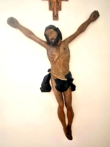 Particolare cristo legno - cristo,