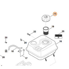 TAPPO SERBATOIO MOTOPOMPA