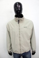 Woolrich Giubbotto Uomo Taglia M Giacca Giubbino Beige Coat Jacket Logo Man