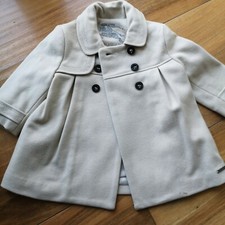 Cappottino bambina 9 mesi, marca Burberry, usato, colore beige. 