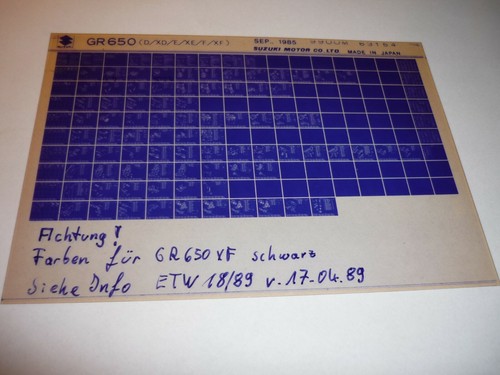 Suzuki gr650 - gr650, (d/xd/e/xe/f/xf)