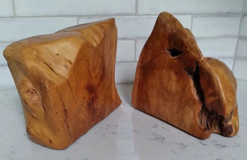 Fermalibri rustici legno di - fermalibri,