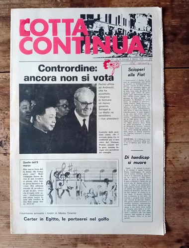 Giornale lotta continua - giornale,