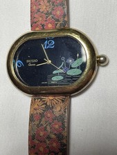 Orologio Suizo Donna Quadrante Arte Lotus Oversize Ovale 48mm Swiss Parts Quarzo