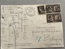 A) Cartolina Regno 10 cent