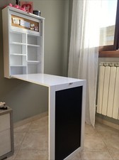 Tavolo a scomparsa / pieghevole bianco