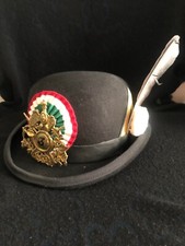 CAPPELLO BERRETTO BOMBETTA DA UFFICIALE 3 BTG. ALPINO MOD. 1880 NO WW1 WW2