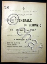 Ferrovie - Orario Generale