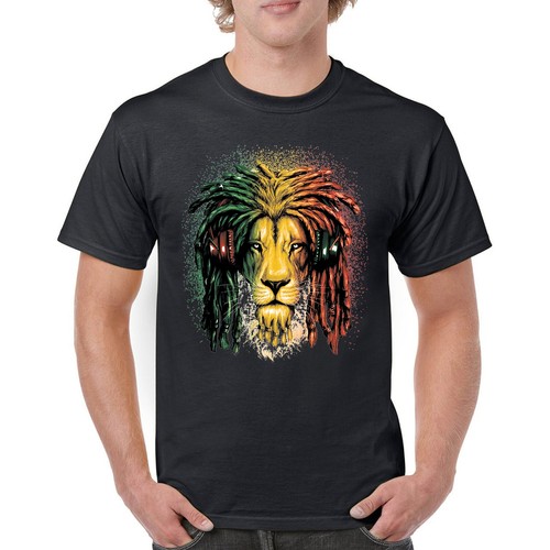 Shirt rasta lion - t-shirt, cuffie