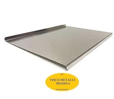 Spianatoia acciaio inox 18/10 per impastare stendere sfoglia pizza pane dolci 