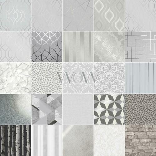 Argento grigio parati - argento,