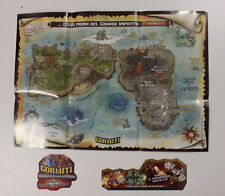 GORMITI POSTERINO L'ISOLA DI GORM  MISURE 40 X 28,5 CM FINAL EVOLUTION VEDI FOTO