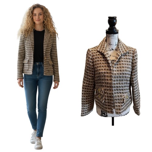Giacca blazer tweed - , chicos